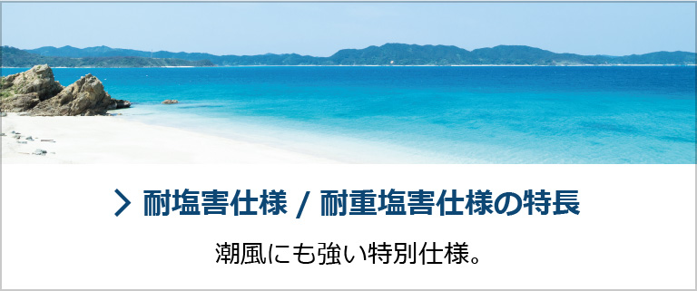 耐塩害仕様／耐重塩害仕様